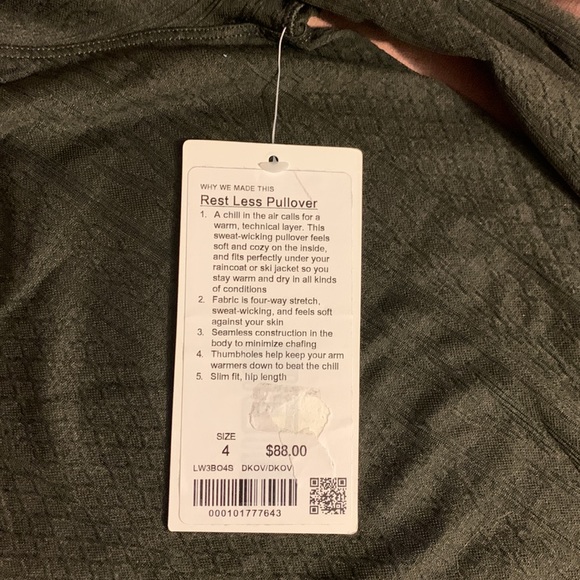 Lululemon Rest Less Pullover - Picture 3 of 3